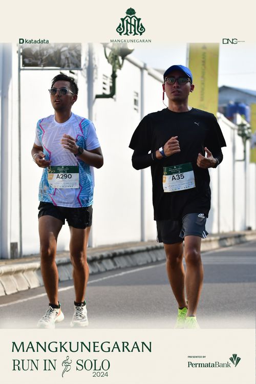 Race photo from Mangkunegaran Run 2024