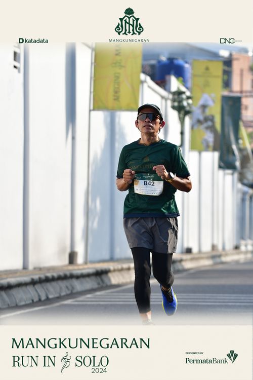Race photo from Mangkunegaran Run 2024