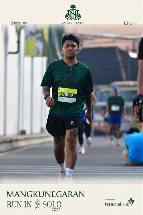 Race photo from Mangkunegaran Run 2024