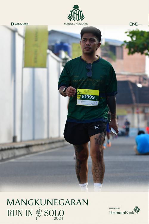 Race photo from Mangkunegaran Run 2024