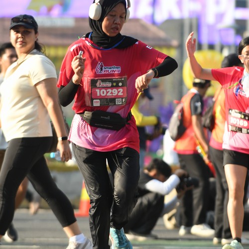 Race photo from SMARTFREN RUN 2026