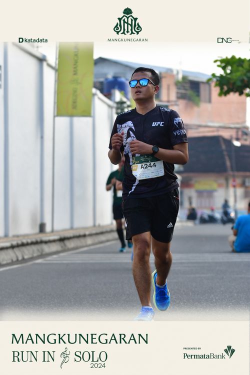 Race photo from Mangkunegaran Run 2024