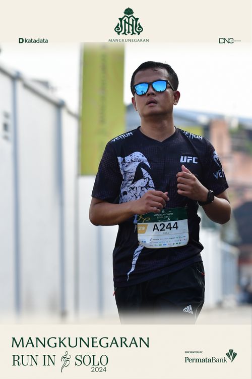 Race photo from Mangkunegaran Run 2024