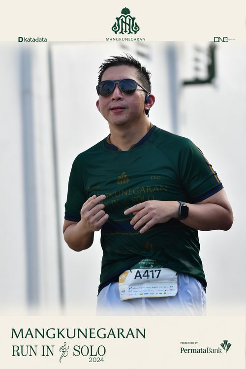 Race photo from Mangkunegaran Run 2024