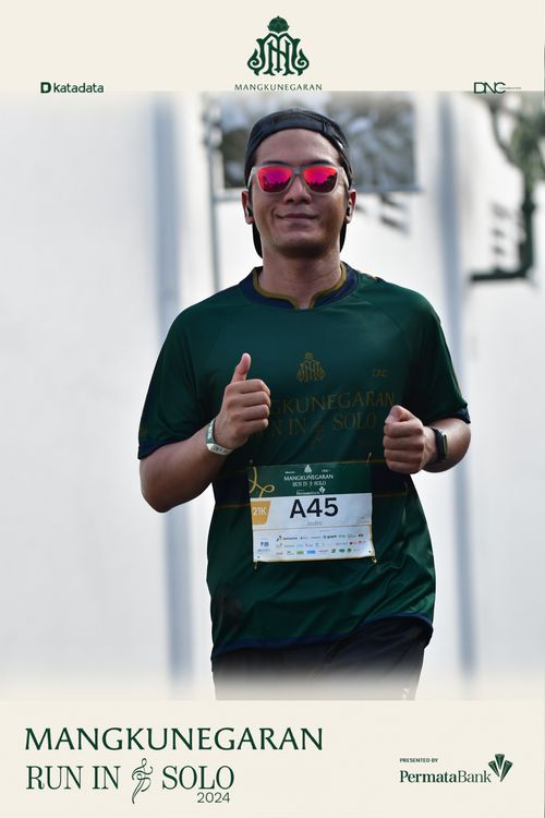 Race photo from Mangkunegaran Run 2024