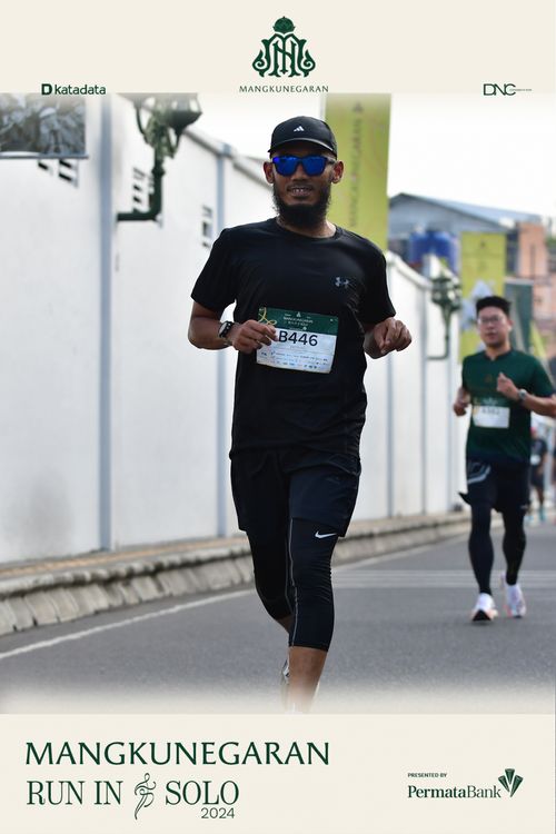 Race photo from Mangkunegaran Run 2024