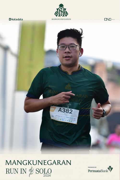 Race photo from Mangkunegaran Run 2024