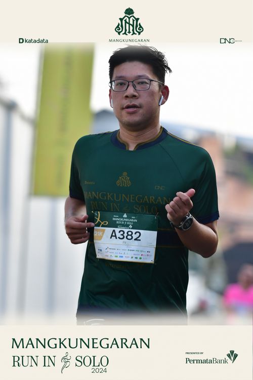 Race photo from Mangkunegaran Run 2024
