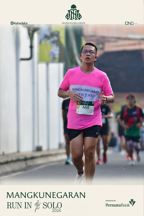 Race photo from Mangkunegaran Run 2024