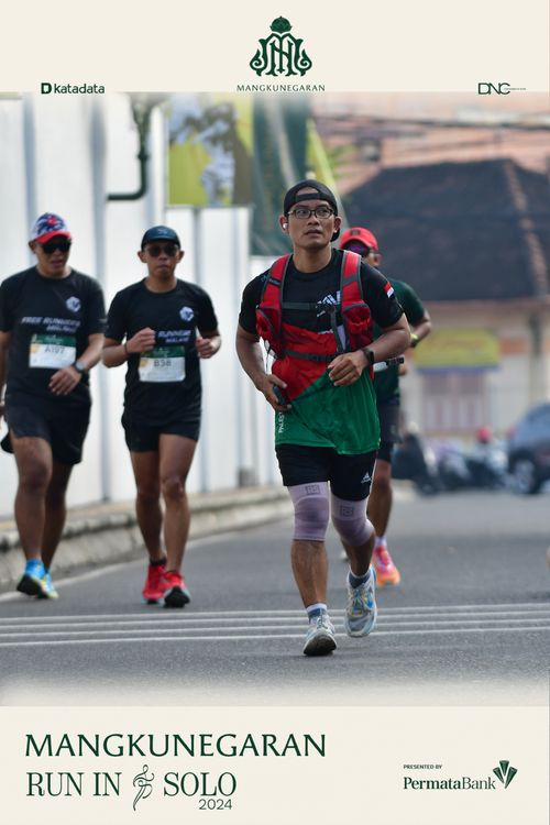 Race photo from Mangkunegaran Run 2024