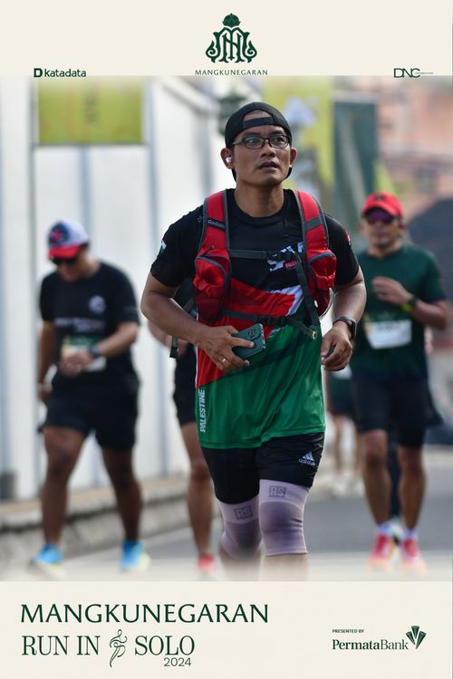 Race photo from Mangkunegaran Run 2024