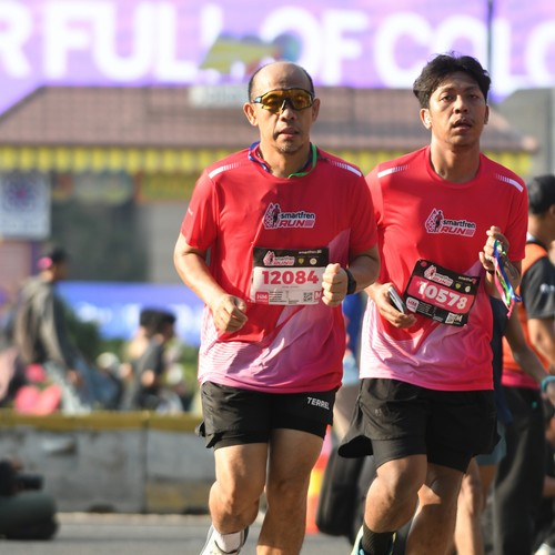 Race photo from SMARTFREN RUN 2026