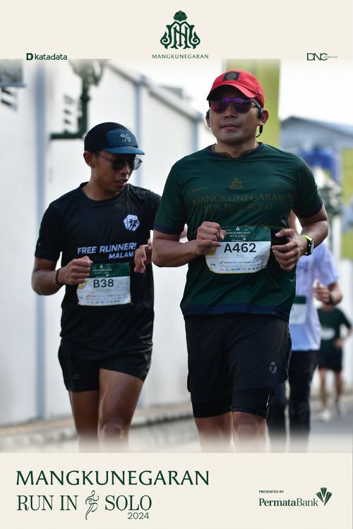 Race photo from Mangkunegaran Run 2024