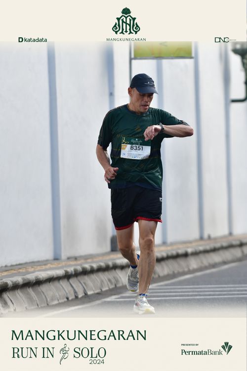 Race photo from Mangkunegaran Run 2024