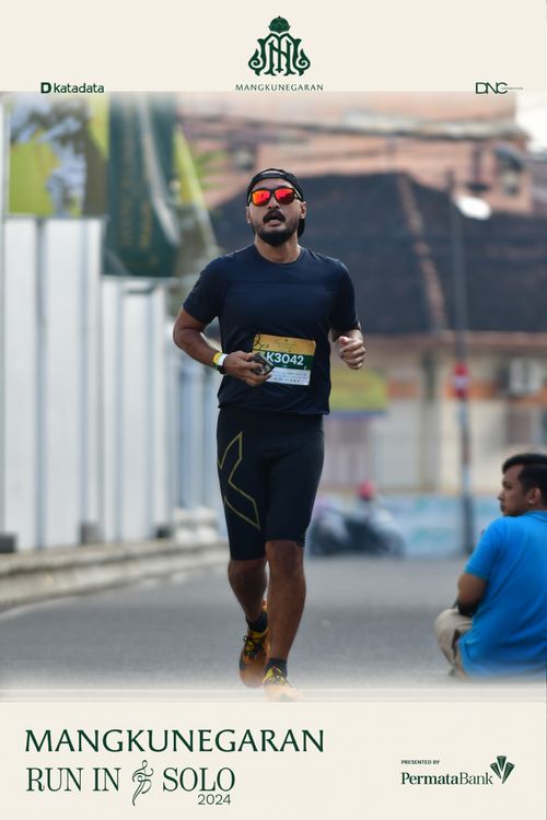 Race photo from Mangkunegaran Run 2024