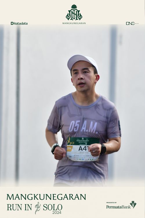 Race photo from Mangkunegaran Run 2024