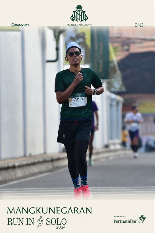 Race photo from Mangkunegaran Run 2024