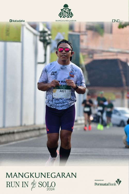 Race photo from Mangkunegaran Run 2024
