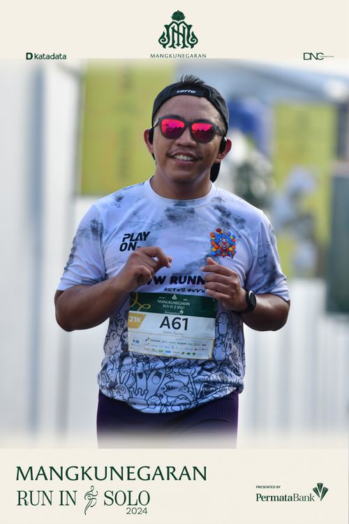 Race photo from Mangkunegaran Run 2024