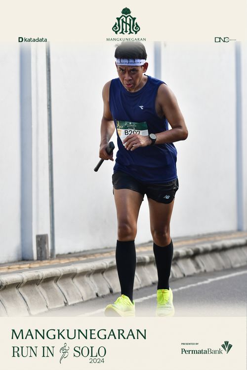 Race photo from Mangkunegaran Run 2024
