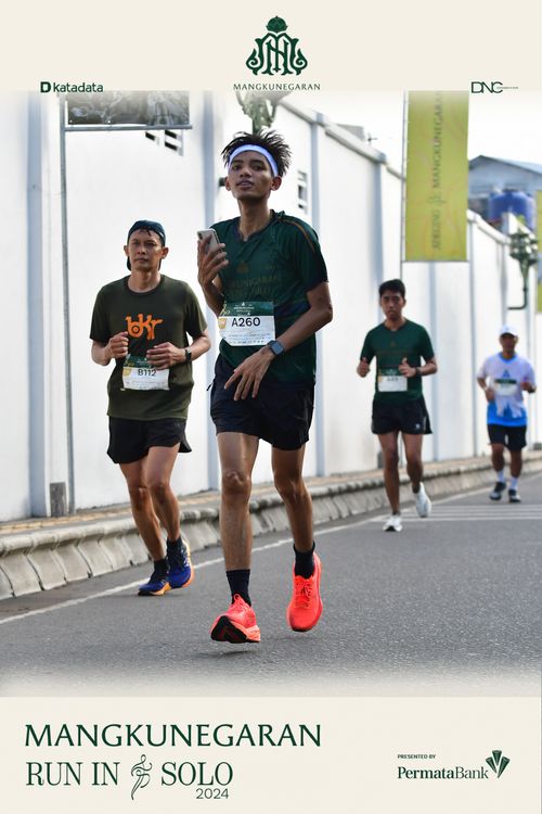 Race photo from Mangkunegaran Run 2024