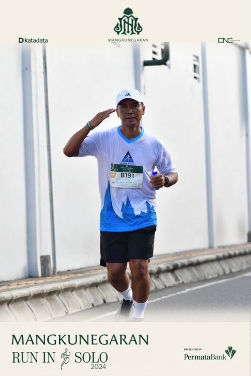 Race photo from Mangkunegaran Run 2024