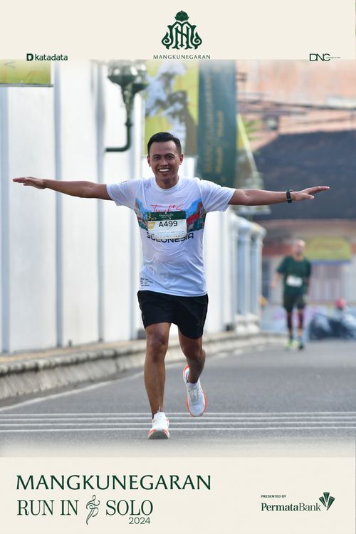 Race photo from Mangkunegaran Run 2024