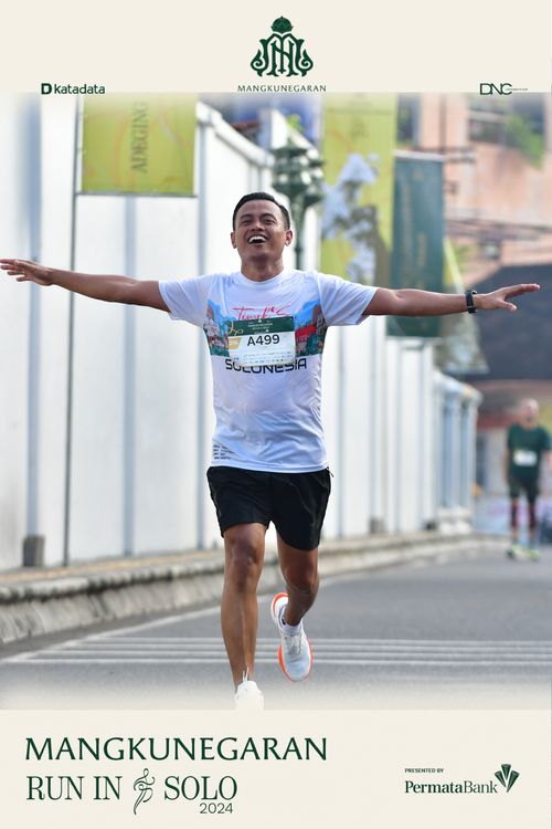 Race photo from Mangkunegaran Run 2024