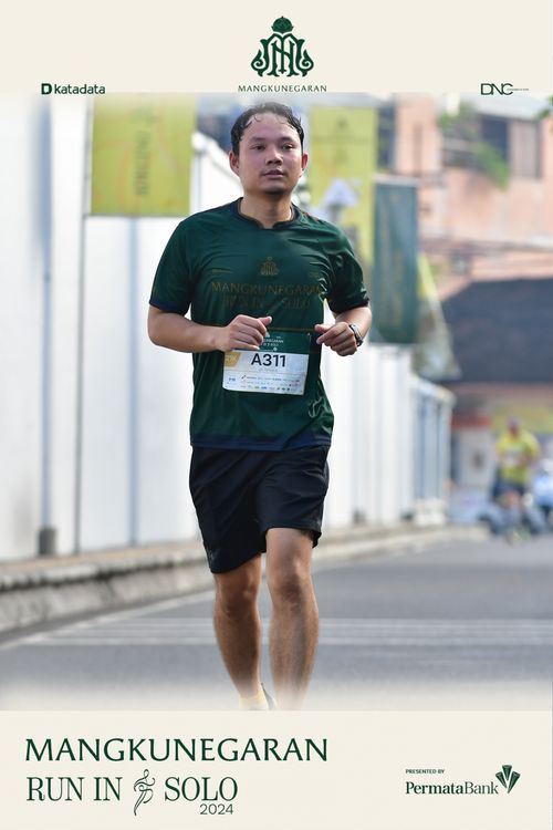 Race photo from Mangkunegaran Run 2024
