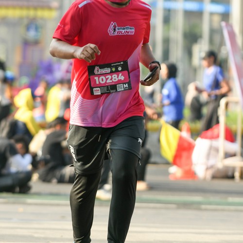Race photo from SMARTFREN RUN 2026