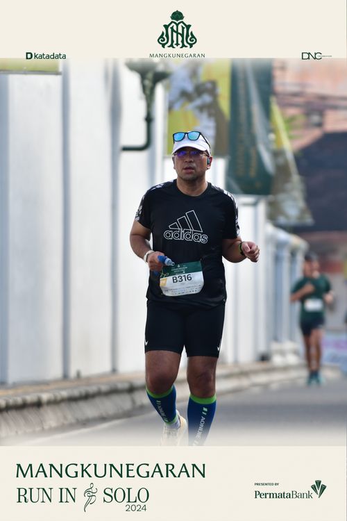 Race photo from Mangkunegaran Run 2024