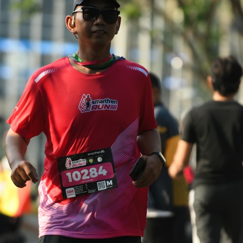 Race photo from SMARTFREN RUN 2026