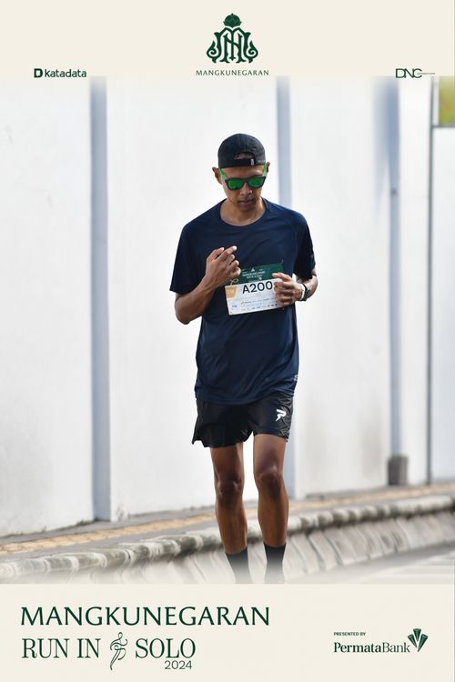Race photo from Mangkunegaran Run 2024