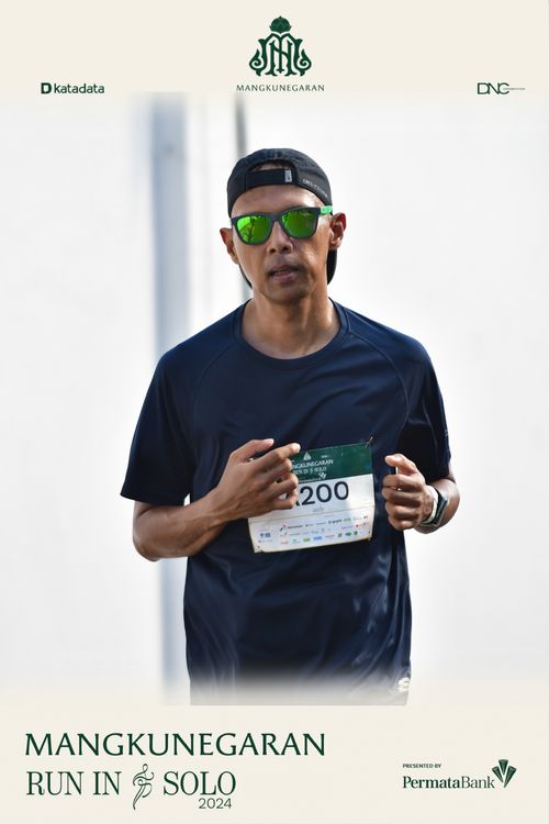 Race photo from Mangkunegaran Run 2024