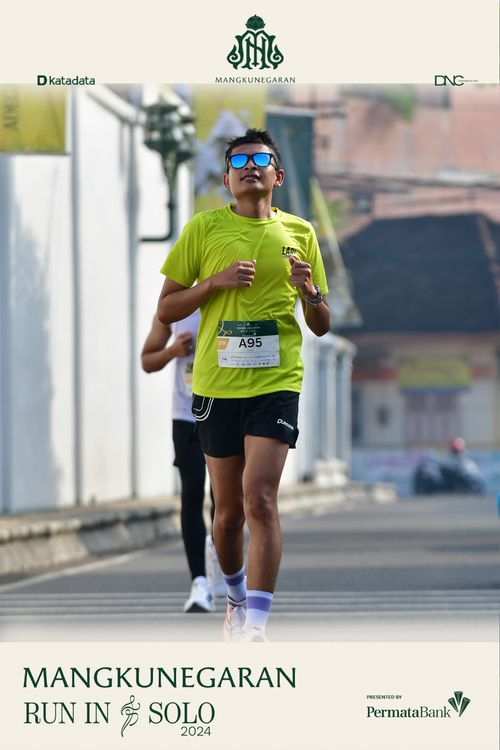Race photo from Mangkunegaran Run 2024