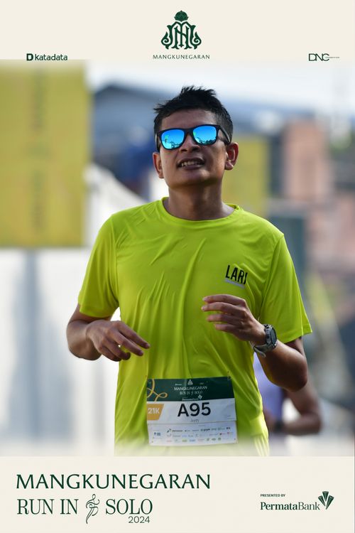 Race photo from Mangkunegaran Run 2024