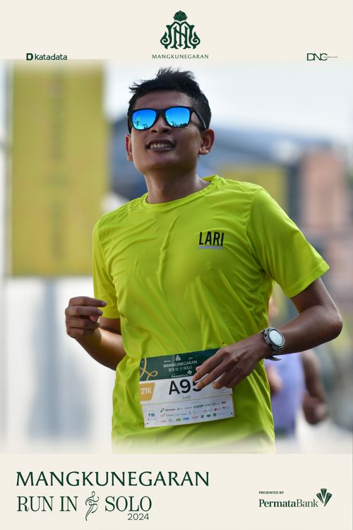 Race photo from Mangkunegaran Run 2024