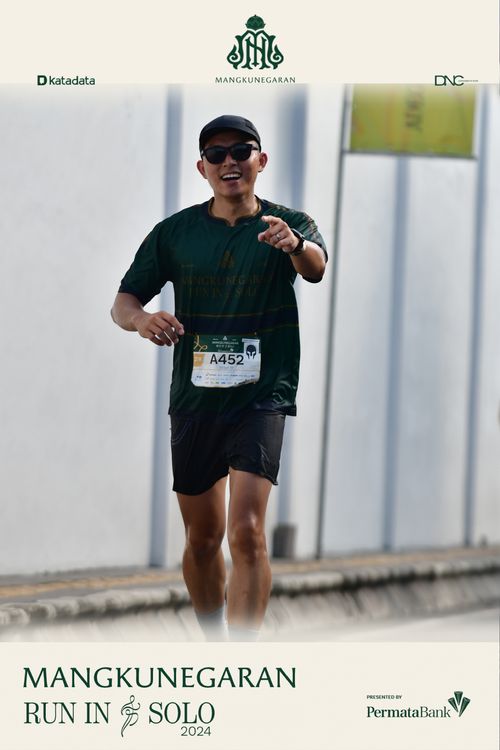 Race photo from Mangkunegaran Run 2024