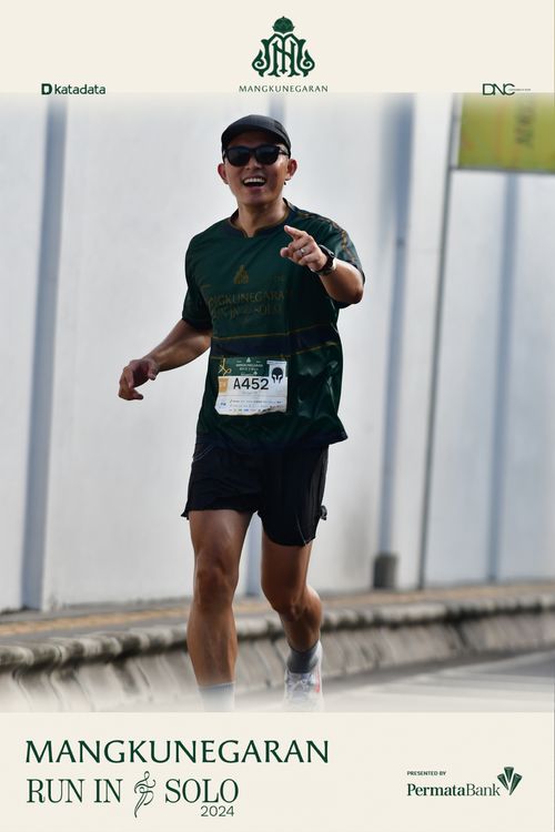 Race photo from Mangkunegaran Run 2024