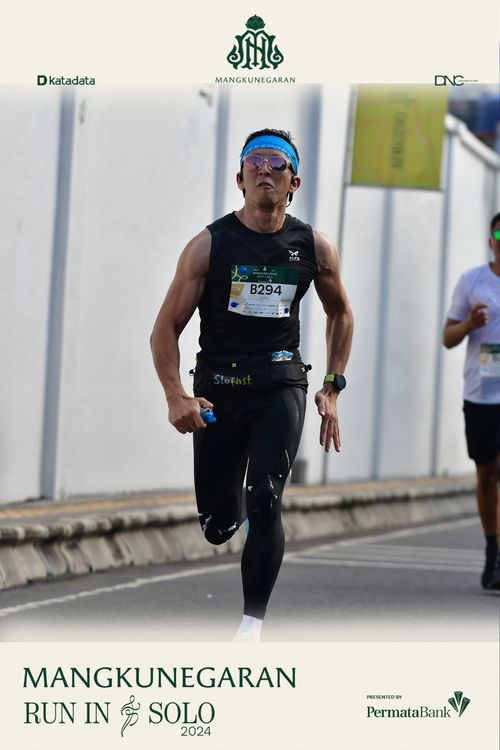 Race photo from Mangkunegaran Run 2024
