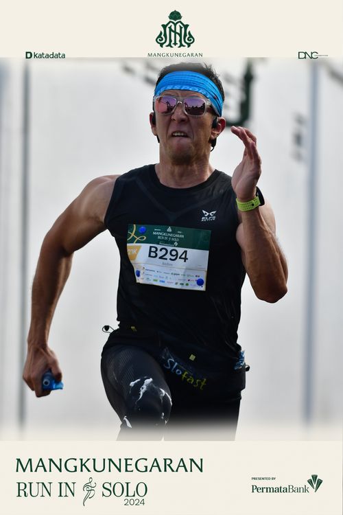 Race photo from Mangkunegaran Run 2024
