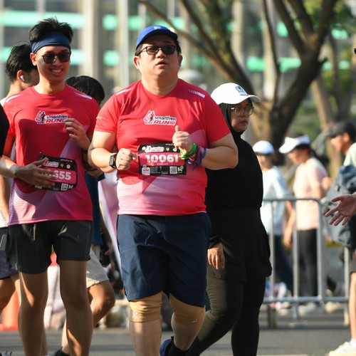 Race photo from SMARTFREN RUN 2026