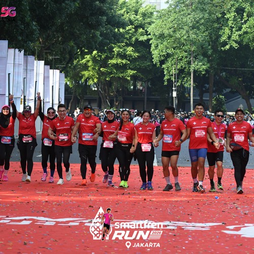 Race photo from SMARTFREN RUN 2026