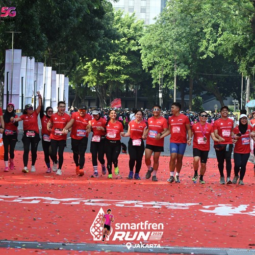 Race photo from SMARTFREN RUN 2026