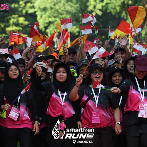 Race photo from SMARTFREN RUN 2026