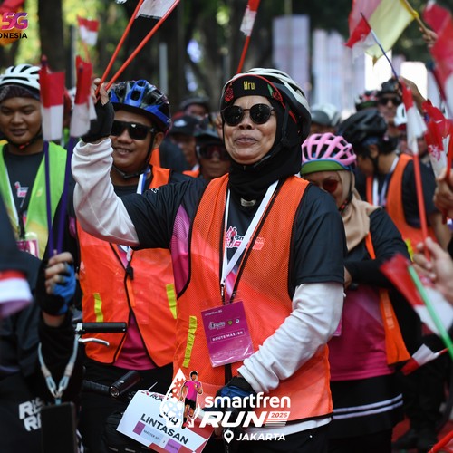 Race photo from SMARTFREN RUN 2026