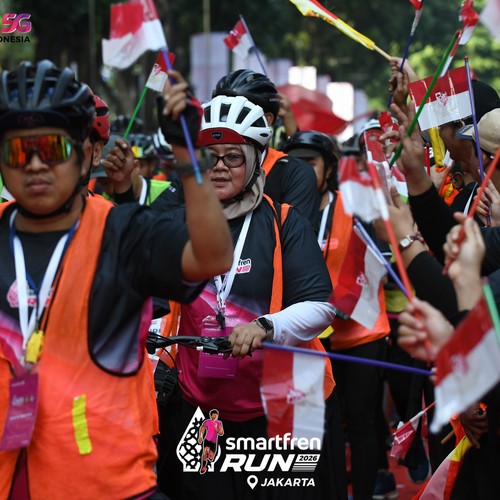 Race photo from SMARTFREN RUN 2026