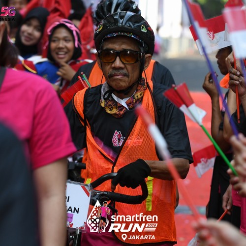 Race photo from SMARTFREN RUN 2026
