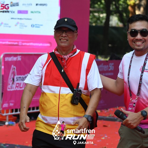 Race photo from SMARTFREN RUN 2026