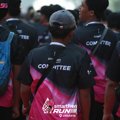 Race photo from SMARTFREN RUN 2026